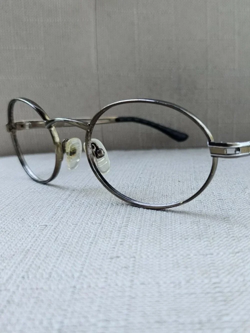 Vintage Carrera Eyeglasses Frame Gold Tone Round Shape Eyewear Unisex Glasses